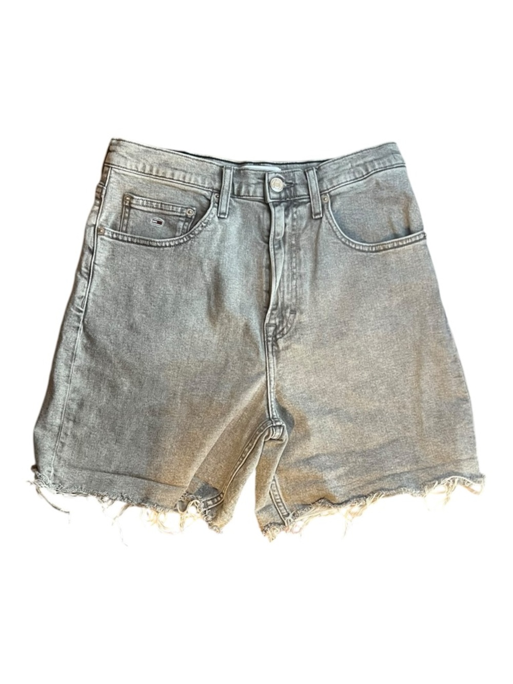 Tommy Hilfiger Mom Fit Gray Denim Shorts – Size 31